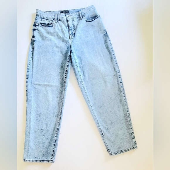 Banana Republic Womens Jeans 28 | 6 Light Wash Stretch High Rise Straight - Picture 1 of 3